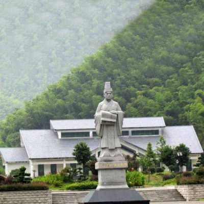 纸神蔡伦石雕塑-景区园林历史文化人物雕像